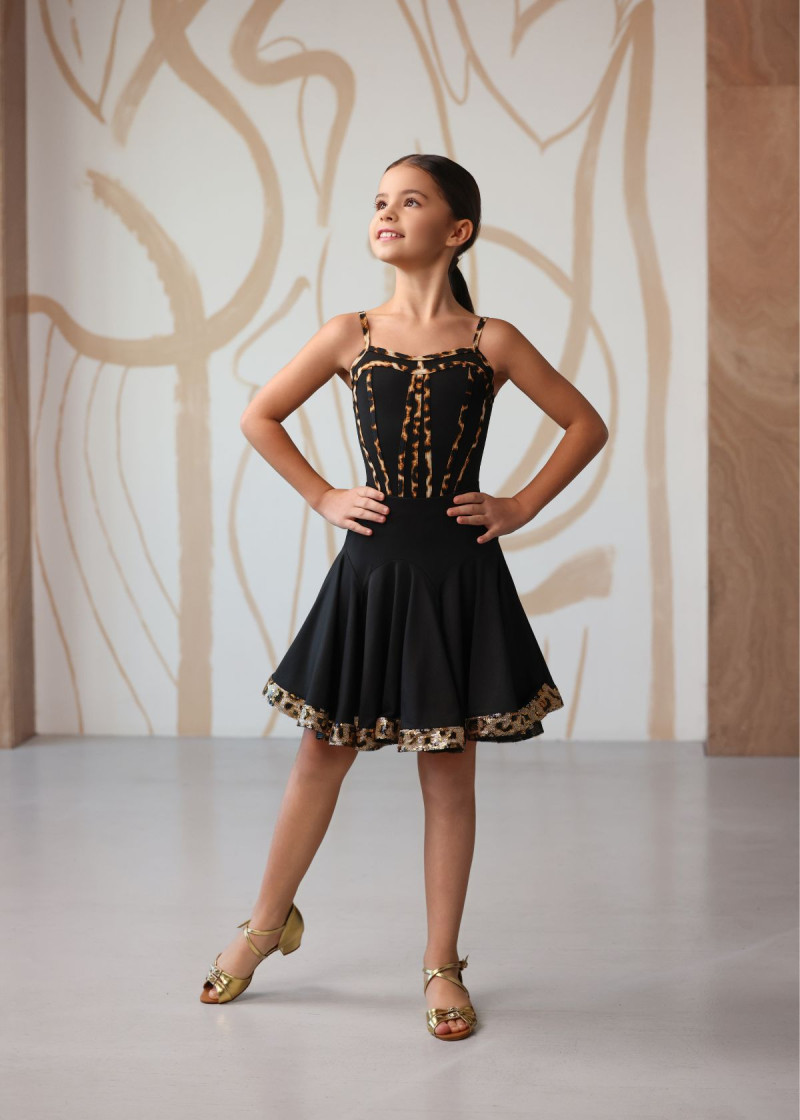 BONITA - Юбка ЛТ MIRIAM "цветочек", кринолин микрополиамид, черный, 134см