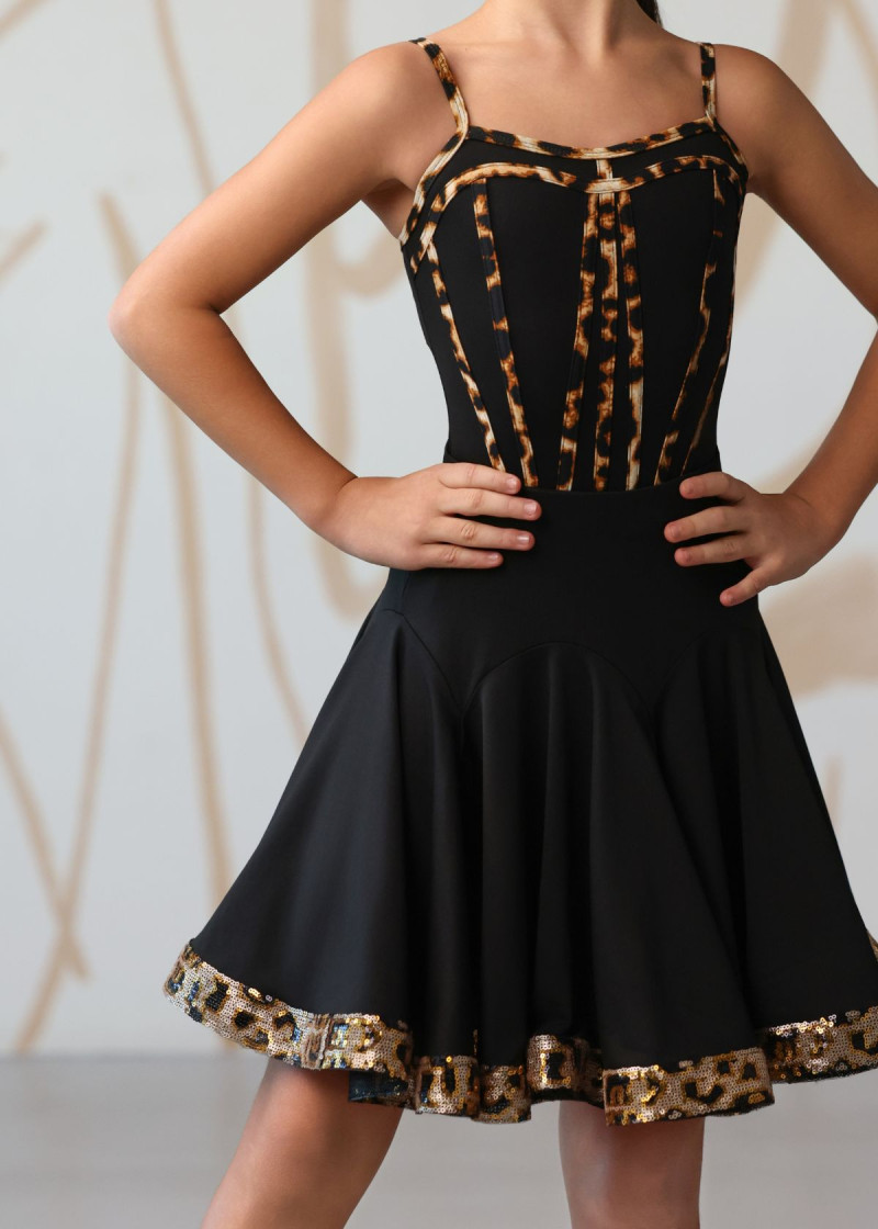 BONITA - Юбка ЛТ MIRIAM "цветочек", кринолин микрополиамид, черный, 134см