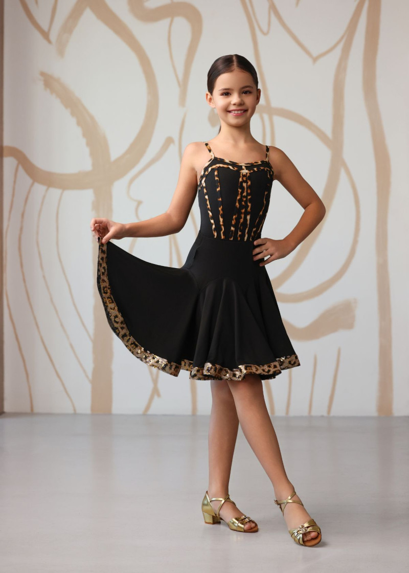 BONITA - Юбка ЛТ MIRIAM "цветочек", кринолин микрополиамид, черный, 134см