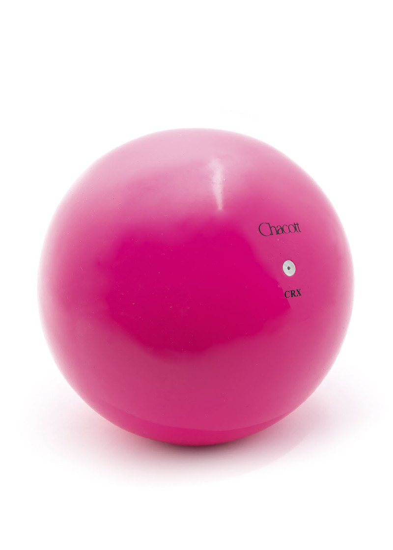 Ball for gymnastics CHACOTT 65001, 18.5cm rubber, Cherry Pink, 18.5cm