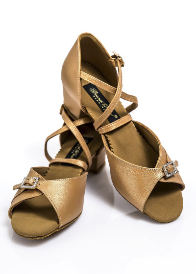 Girls Shoes Grand Prix PROMENAD, artificial materi pu leather, tan, 34