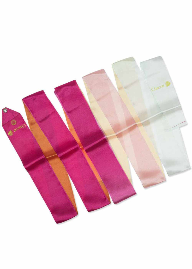 Ribbon for gymnastics CHACOTT INFINITY, 6m rayon, Marigod (664), 6m