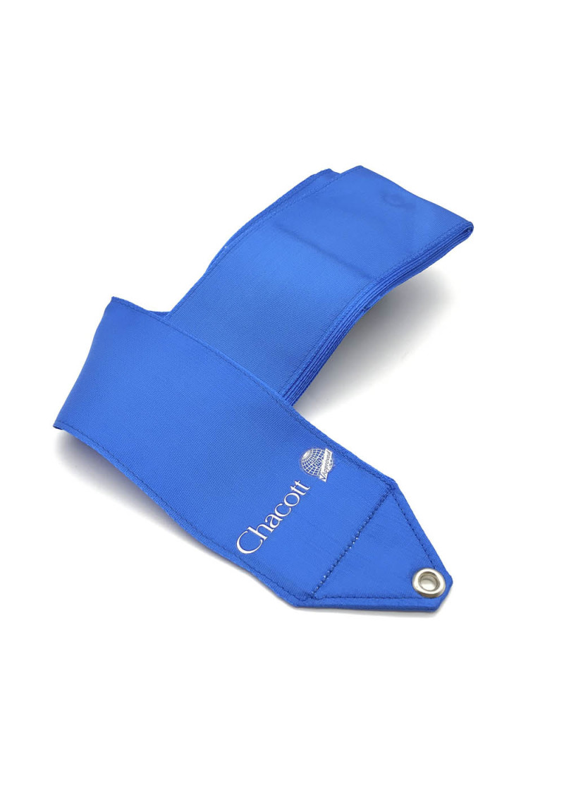 Ribbon for gymnastics CHACOTT CL65404, 5m rayon, Blue (025), 5m