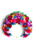 Flower wreath Flowers of Ukraine