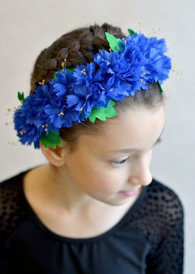 Flower wreath Cornflowers