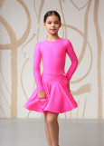 TRACY RATING dance rating dress by Grand Prix biflex, flamingo, 140cm