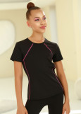 BETHANY T-shirt by Grand Prix nylon, black+galaxy, 152cm