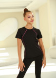 BETHANY T-shirt by Grand Prix nylon, black+galaxy, 152cm