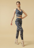 INNA crop top by Grand Prix biflex, wild blue, M-L