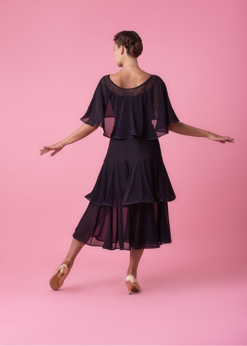 ORNELLA ballroom skirt by Grand Prix 90%polyamide, 10%elastane, black, XS