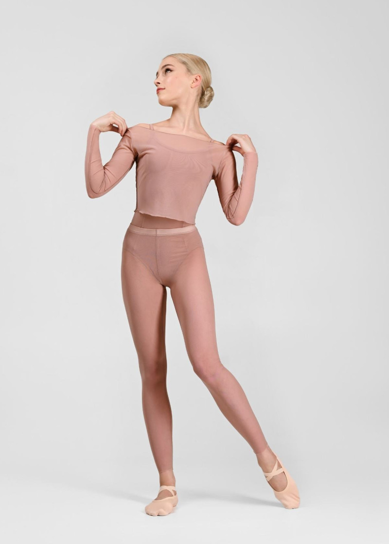 MIRALI top by Grand Prix mesh, corall almond, M-L