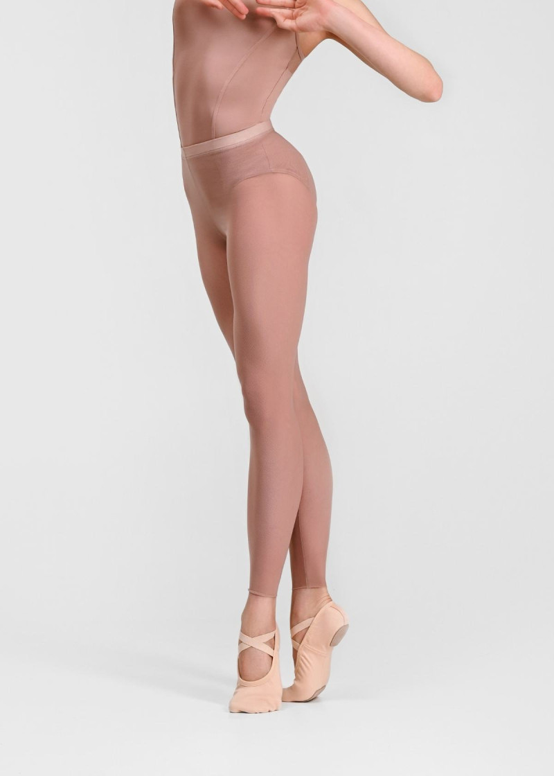 NILA mesh leggings by Grand Prix mesh, coral almond, XS