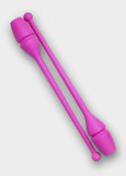 Clubs for gymnastics SASAKI NEW FIG M-34JKH, 40.5 rubber, FreshPink (FRP), 40.5cm, 150g