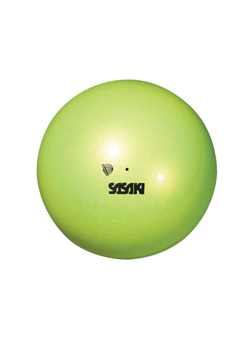 Ball for gymnastics SASAKI NEW FIG M-207AU, 18,5cm rubber, Melon Yellow (MLY), 18.5cm, 400g