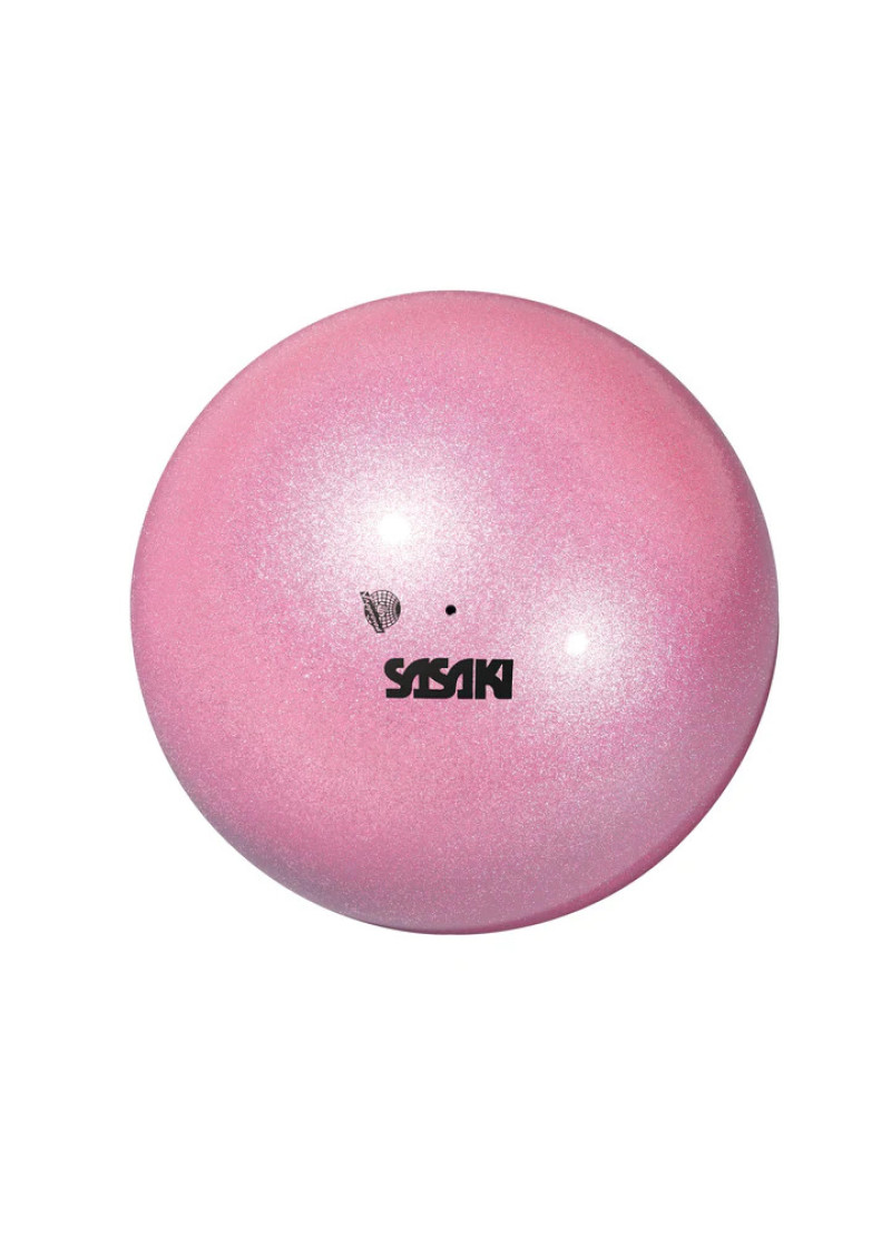 Ball for gymnastics SASAKI NEW FIG M-207M,18.5cm rubber, Strawberry Pink (STP), 18.5cm, 400g