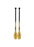 Clubs for gymnastics SASAKI NEW FIG M-34GH, 44cm rubber, Black x Gold (BxGD), 44cm