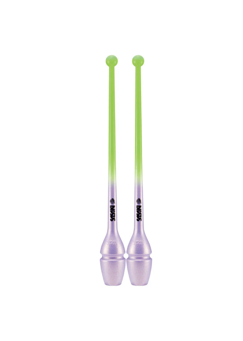 Булавы M-34GH резина, Luminous Green x Lavander (LMGxLD), 44cm