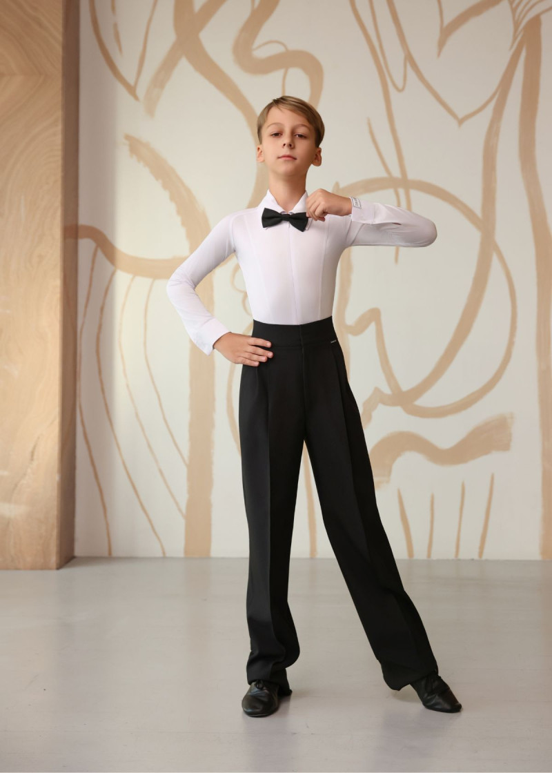 HANS - Руб.ЛТ реглан, на "молнии" 90%полиамид, 10%эластан, белый, 152см