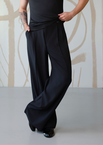 JORDAN - Брюки бальные для стандарта габардин, черный, 158см