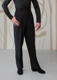 MARK - Брюки бальные для латины габардин, черный, XS