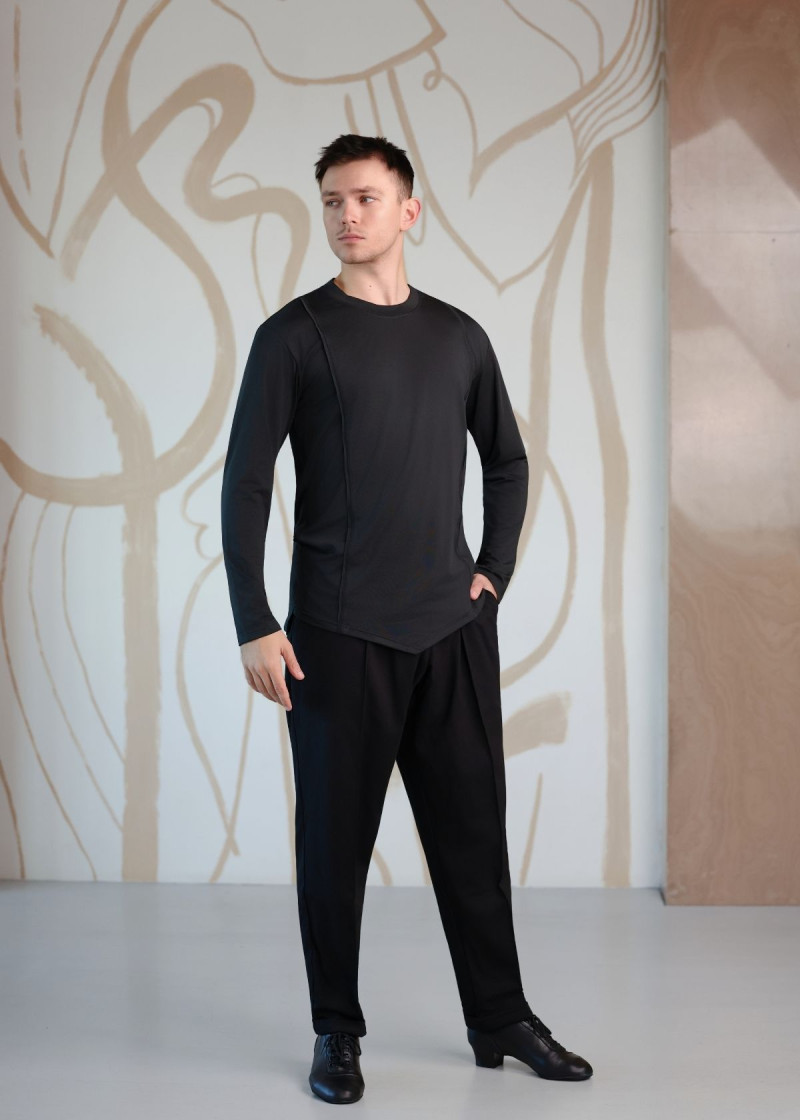 BENITO long sleeve T-shirt by Grand Prix polyamide micro, black, M