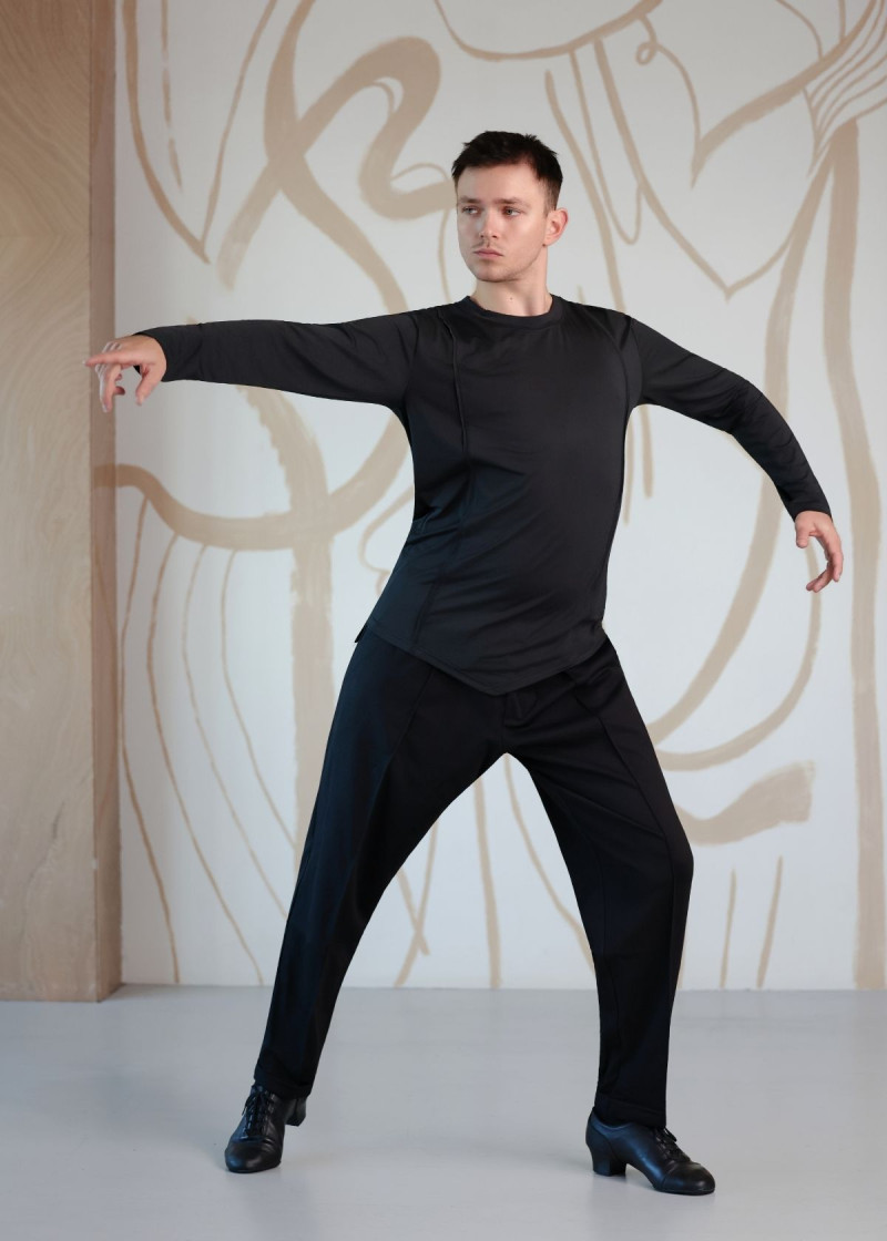 BENITO long sleeve T-shirt by Grand Prix polyamide micro, black, M