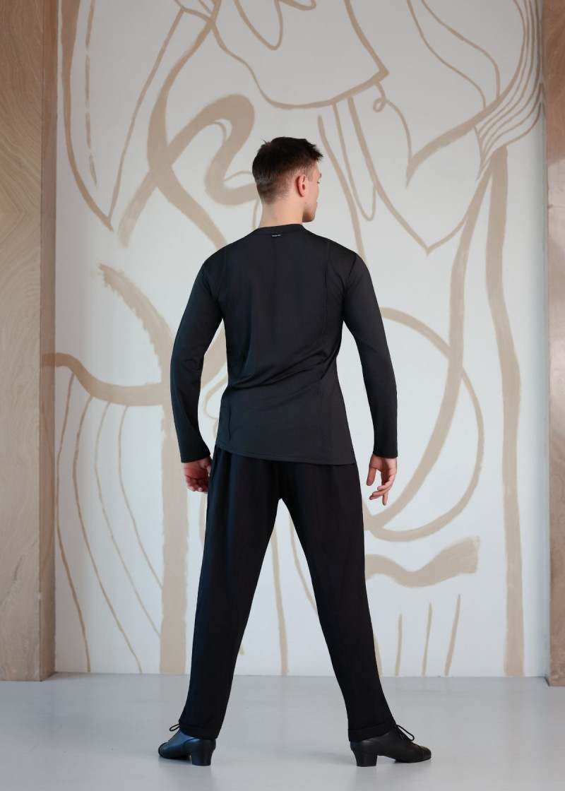 BENITO long sleeve T-shirt by Grand Prix polyamide micro, black, M