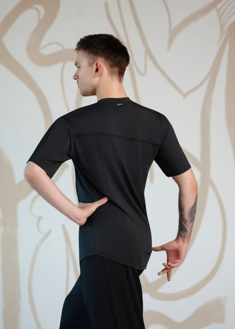 CORSAR t-shirt by Grand Prix polyamide micro, black, L