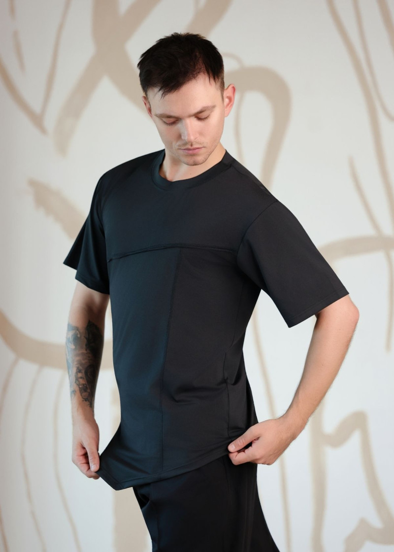 CORSAR t-shirt by Grand Prix polyamide micro, black, L