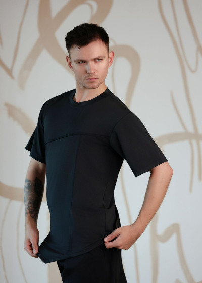 CORSAR t-shirt by Grand Prix polyamide micro, black, L