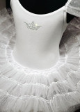 Costume FROST 90%cotton, 10%elastane, white, 134cm