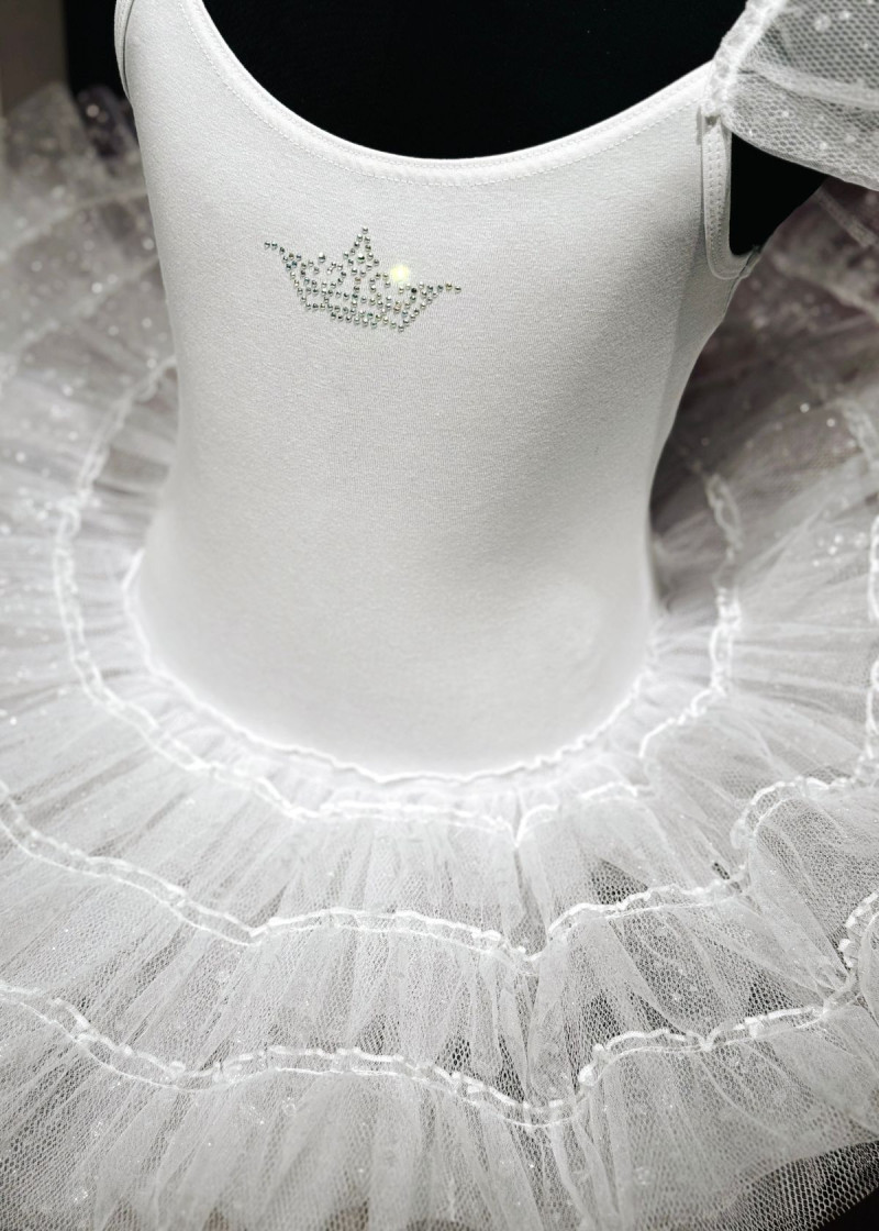 Costume FROST 90%cotton, 10%elastane, white, 134cm