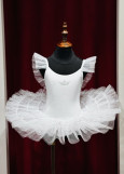 Costume FROST 90%cotton, 10%elastane, white, 134cm
