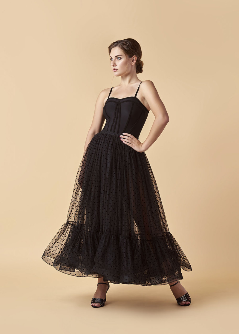 COCO ballroom skirt by Grand Prix tulle, black, 152-158cm