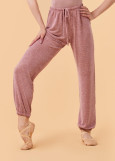 BARBARA pants by Grand Prix melange jersey, dusty rose, 152-158cm