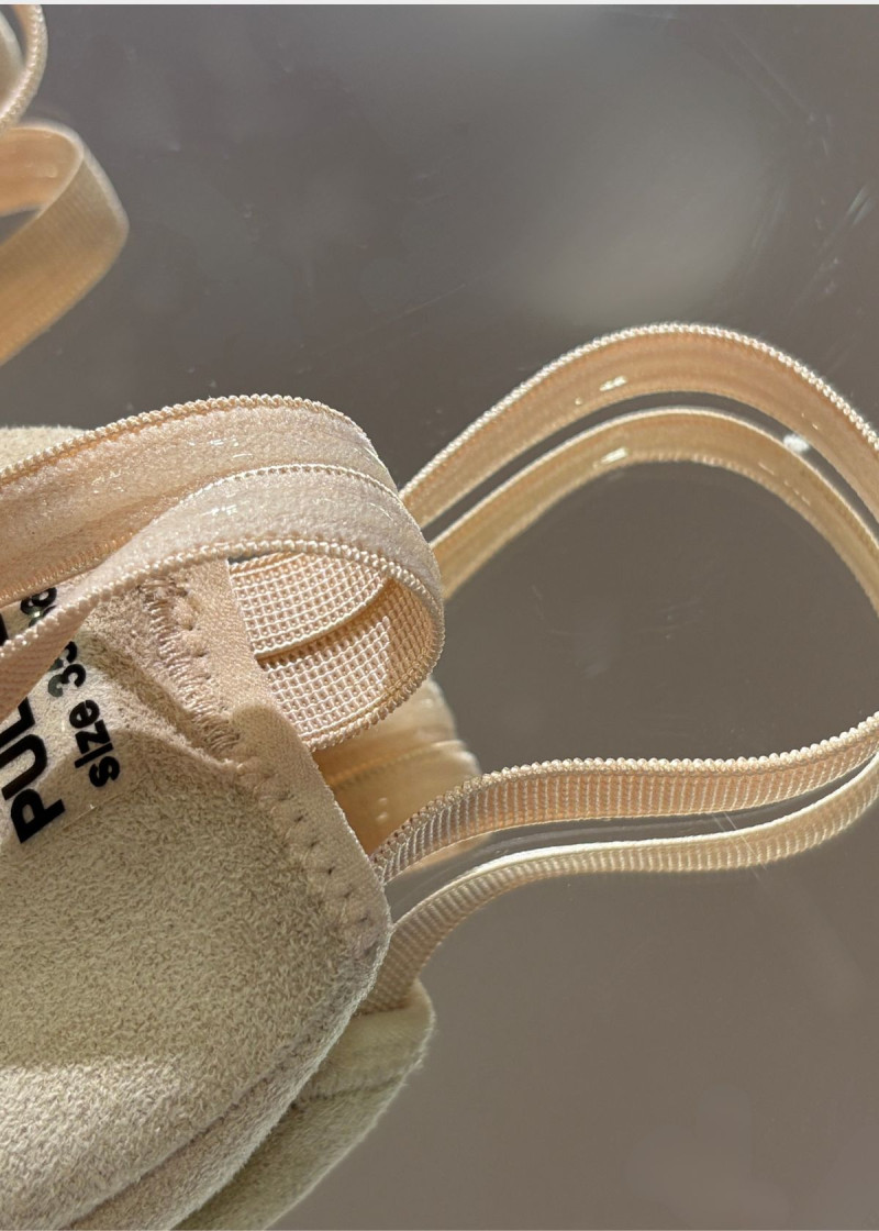 PULSE Half Shoes by Grand Prix microfiber, beige, 33-34