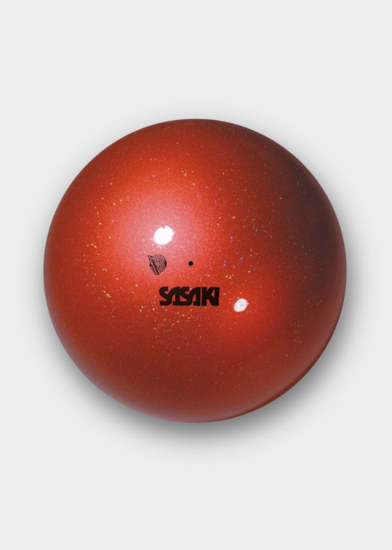 Ball for gymnastics SASAKI NEW FIG M-207AU, 18,5cm rubber, Deep Red(DER), 18.5cm, 400g