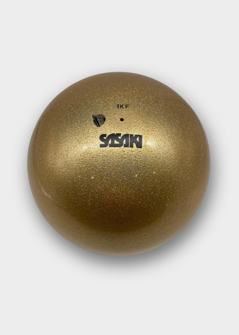 Ball for gymnastics SASAKI NEW FIG M-207BRM,18,5cm rubber, Gold (GD), 18.5cm, 400g
