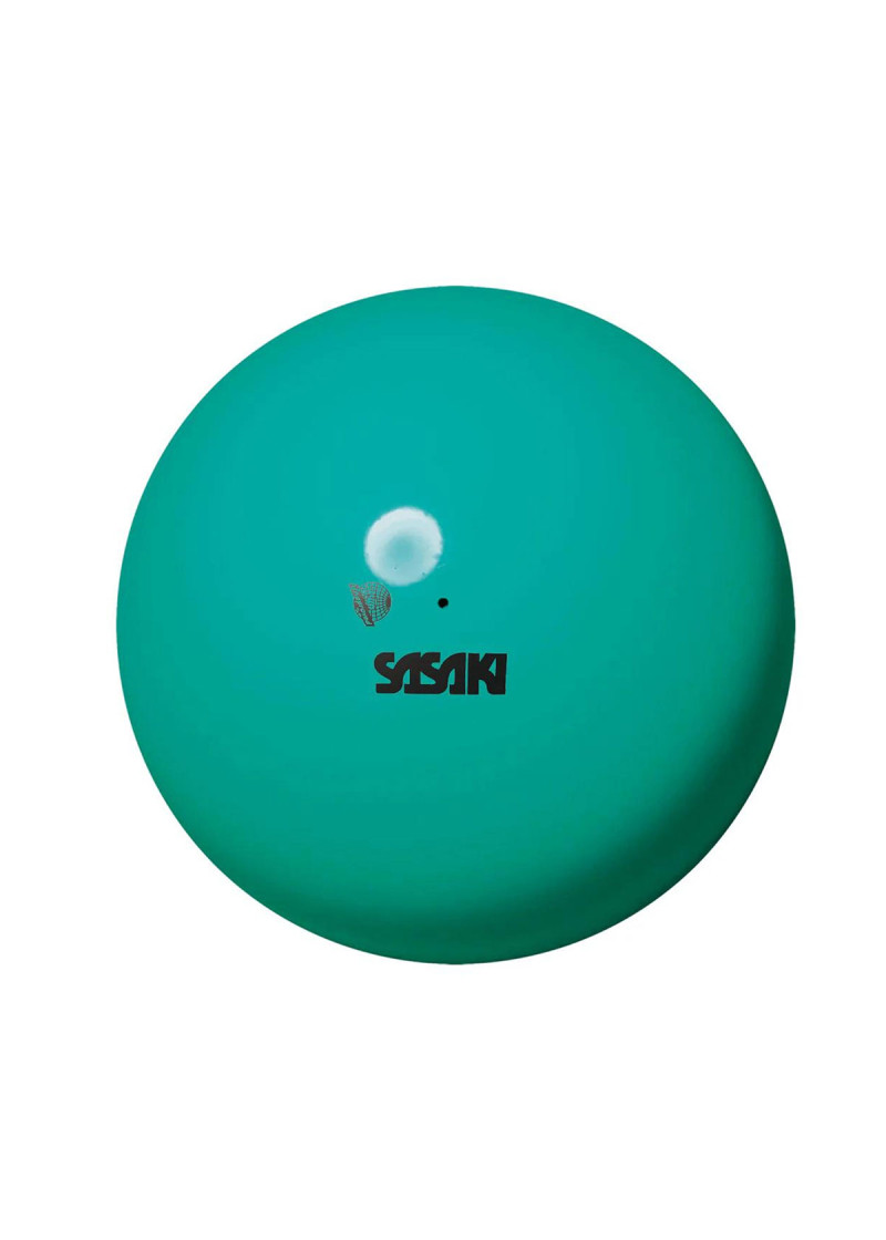 Ball for gymnastics SASAKI NEW FIG M-20A, 18,5cm rubber, Emerald Green (EMG), 18.5cm, 400g