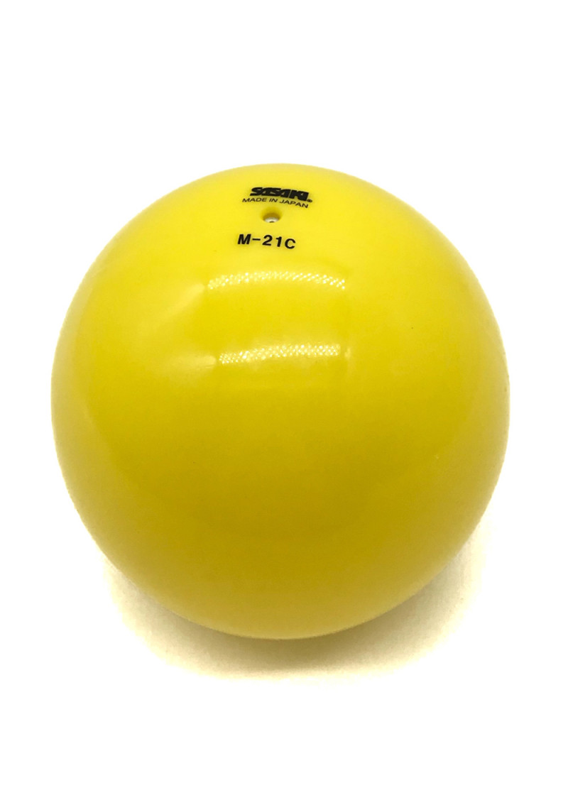 Ball for gymnastics SASAKI M-21C rubber, Light-green (LEY), 15cm, 300g