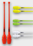 Clubs for gymnastics SASAKI NEW FIG M-34H, 44cm rubber, Black (B), 44cm, 150g