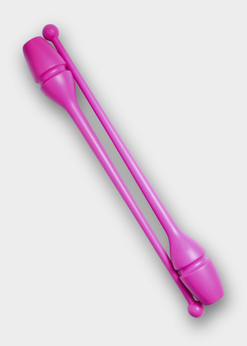 Clubs for gymnastics SASAKI NEW FIG M-34H, 44cm rubber, FreshPink (FRP), 44cm, 150g