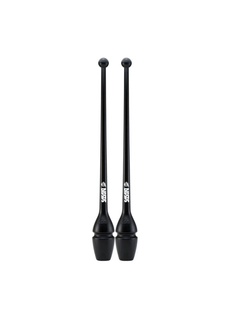 Clubs for gymnastics SASAKI NEW FIG M-34JKH, 40.5 rubber, Black (B), 40.5cm, 150g