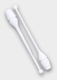 Clubs for gymnastics SASAKI MJ-38H, 36 cm rubber, White (W), 36cm, 100g