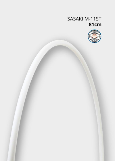 Hoop SASAKI NEW FIG M-11ST plastic, White (W), 81cm, 300g