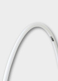 Hoop for gymnastics SASAKI M-14 polyethylene, white, 89cm, 300g