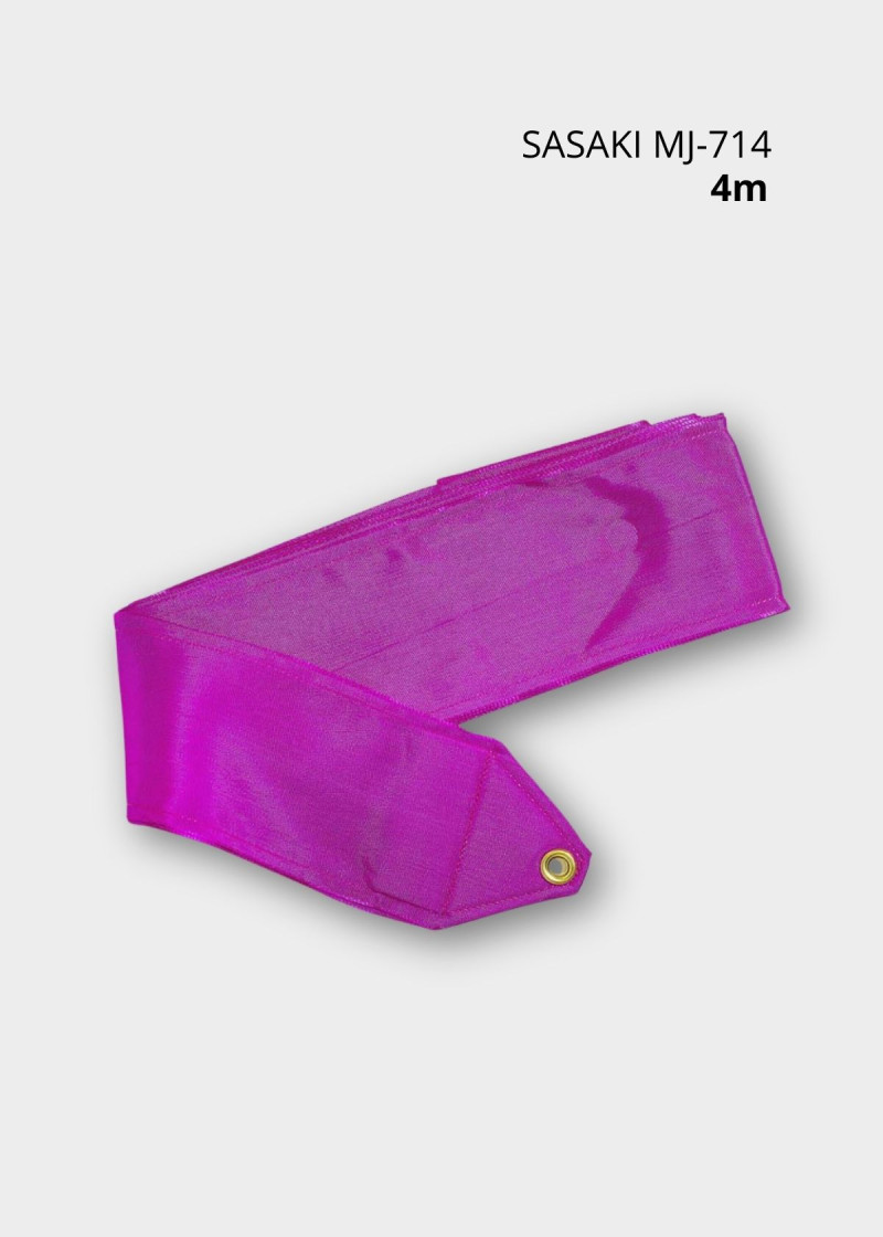 Ribbon for gymnastics SASAKI MJ-714, 4m rayon, Cherry-pink (CYP), 4m
