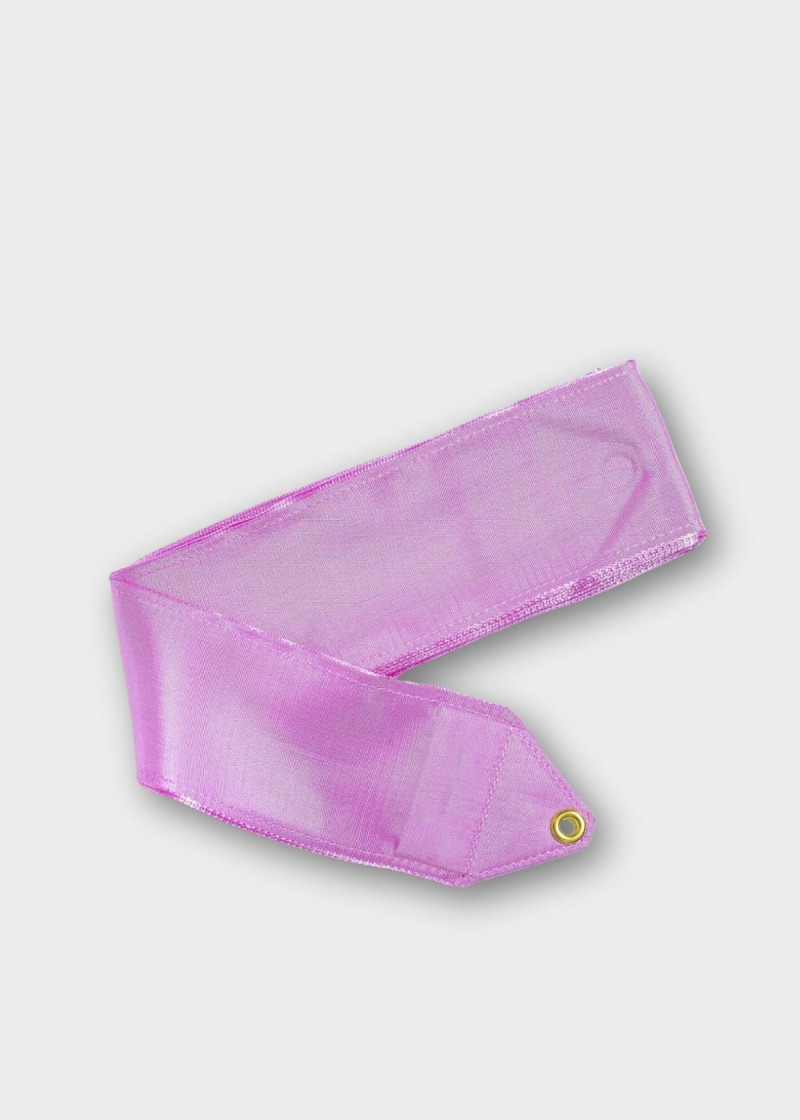 Ribbon for gymnastics SASAKI NEW FIG MJ-715, 5м rayon, Pink (P), 5m