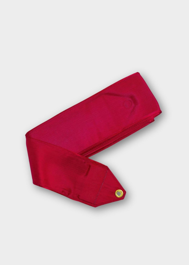 Лента MJ-715 сатин-шелк, Red (R), 5m