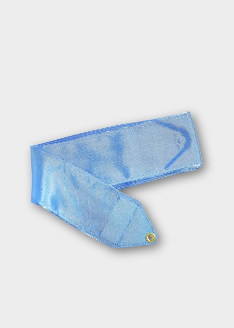 Лента MJ-715 сатин-шелк, Sax blue (SXBU), 5m